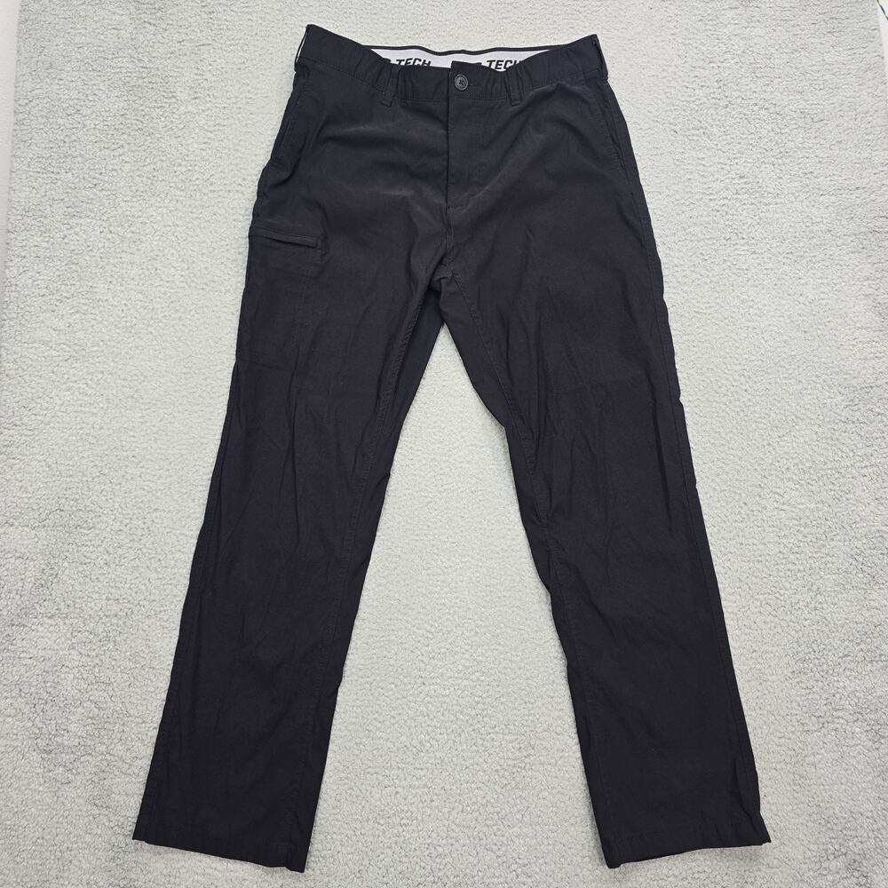 UB Tech Rainier Travel Tech Pants Mens 36X32 Black Chino Active Cargo Pants
